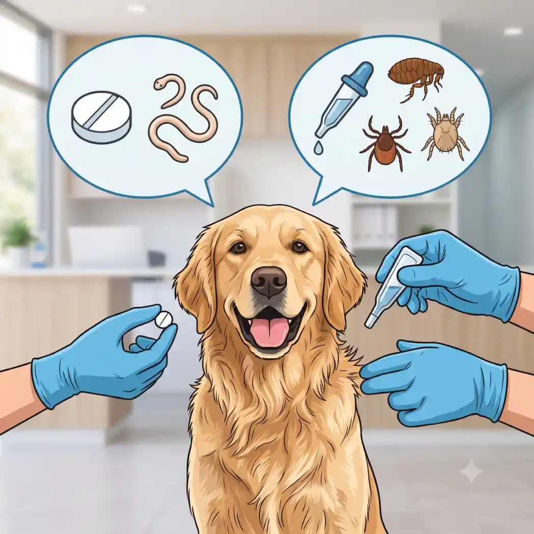 Veterinario examinando a un gato